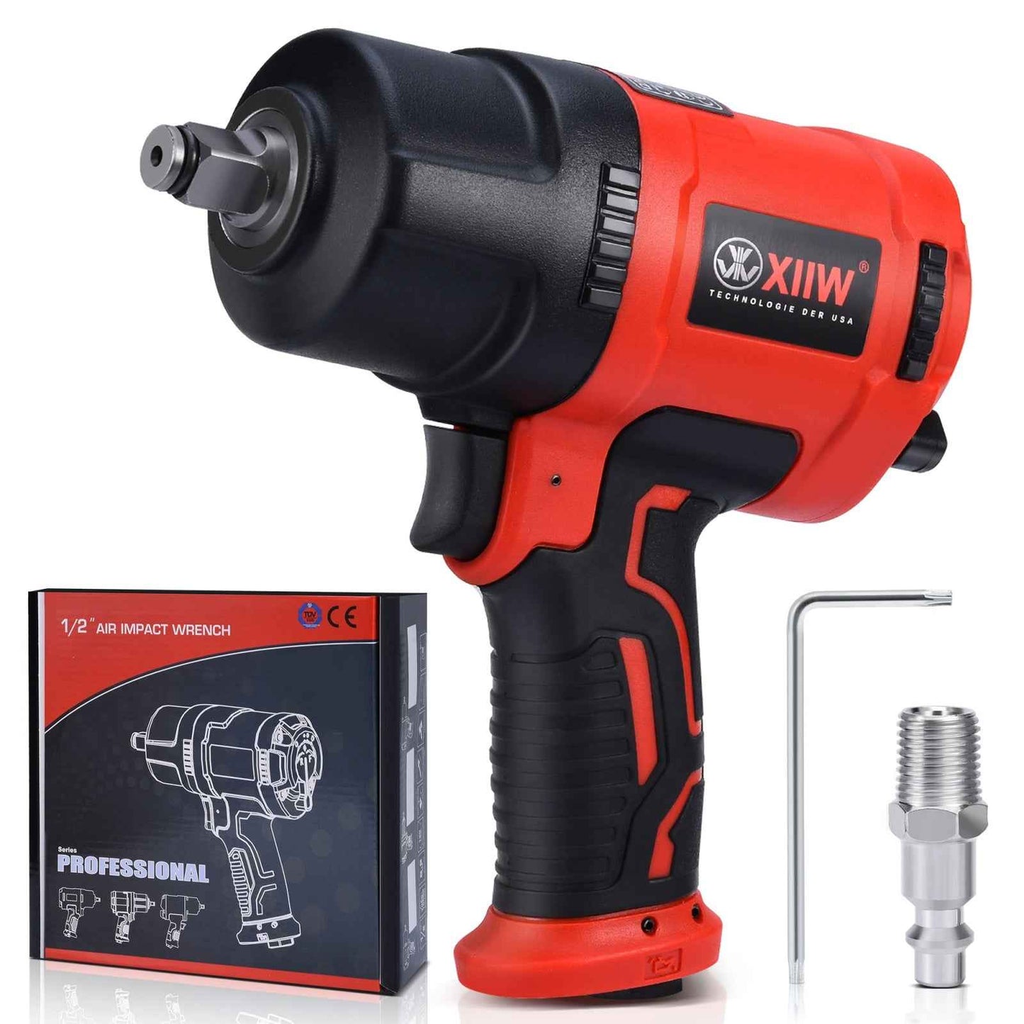 XIIW Air Impact Wrench - 1/2" Adjustable Speed Control with High Torque