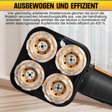 3800W Concrete Grinder Floor Polisher – Heavy Duty 6 - Speed Surface Grinding Machine with Dust Control System