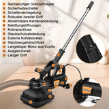 3800W Concrete Grinder Floor Polisher – Heavy Duty 6 - Speed Surface Grinding Machine with Dust Control System