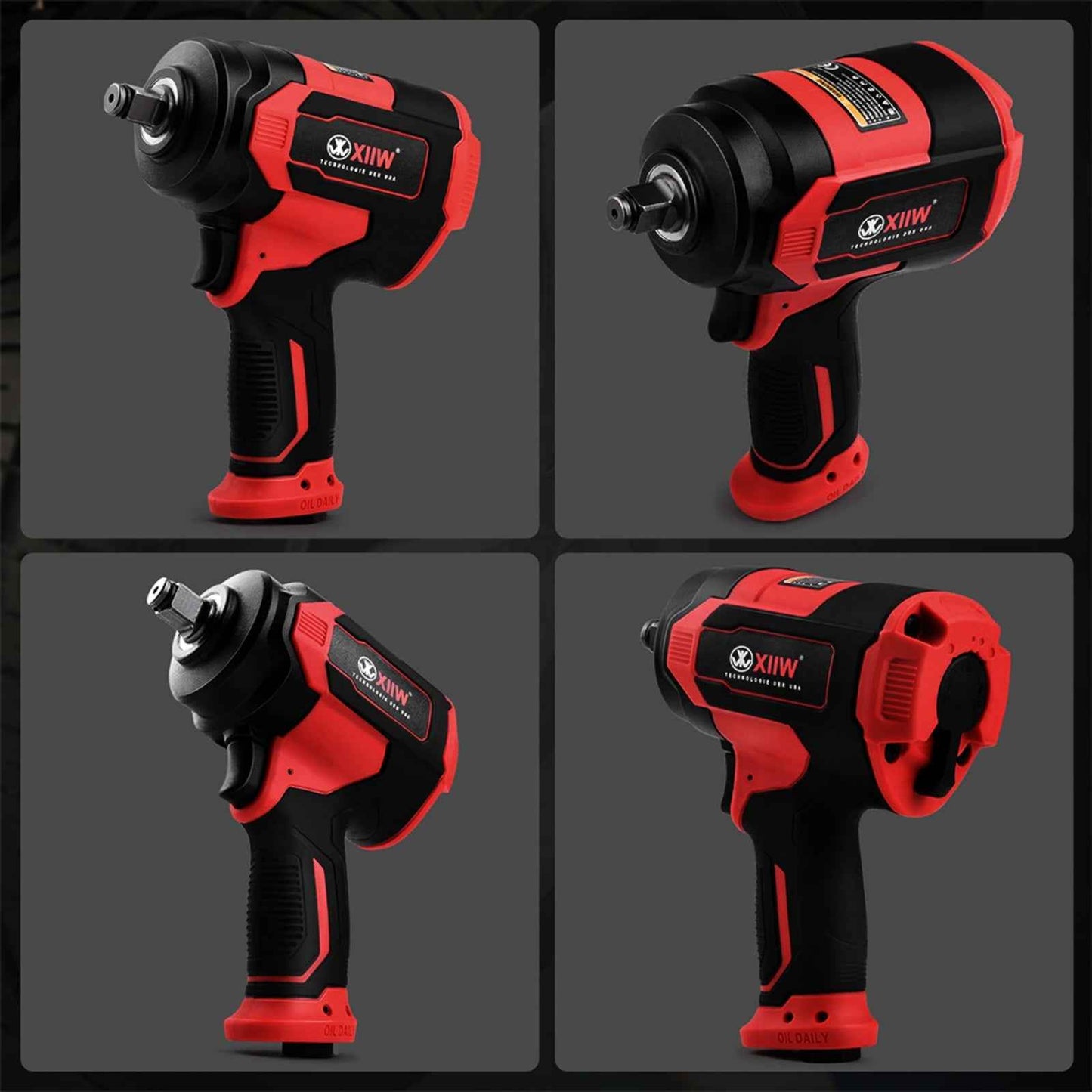 XIIW Air Impact Wrench - Compact Design with High Torque Performance
