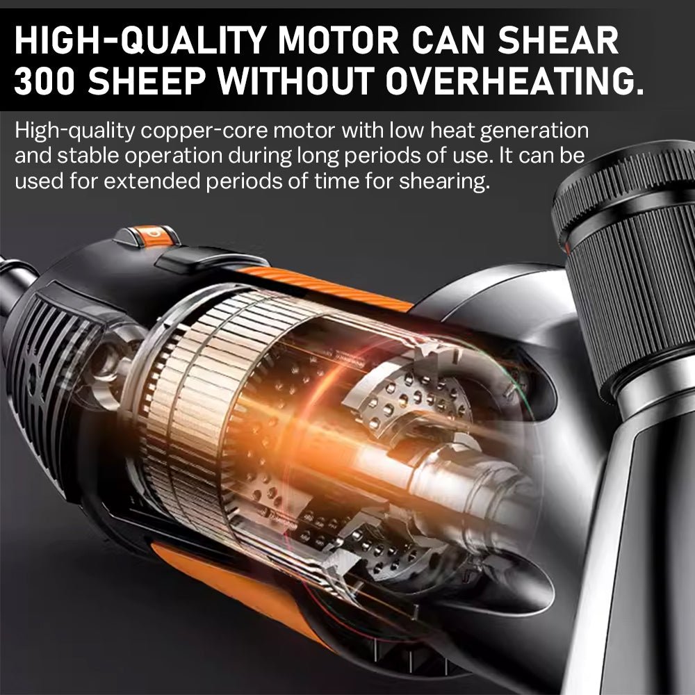 Effortlessly Shear Thick Wool and Pet Coats with Our 550W Electric Sheep Shears