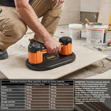Electric Vacuum Lifter 300 kg | Cordless Battery - Powered with Automatic Pressure Regulation | Professional Slab Lifter for Porcelain Tiles, Patio Slabs & Glass
