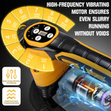Mid - Size Electric Tile Vibrator with 9" Suction Cup, 25,000 RPM, 9 - Speed Adjustable, Compatible with DEWALT 20V Battery