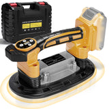Mid - Size Electric Tile Vibrator with 9" Suction Cup, 25,000 RPM, 9 - Speed Adjustable, Compatible with DEWALT 20V Battery