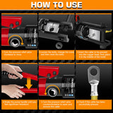 Powerful Hydraulic Wire Crimping Tool for Precise and Efficient Cable Connections