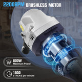 Precision 360° Rotating Metal Nibbler with Powerful 800W Brushless Motor