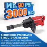 XIIW Impact Wrench PT - 1580 1" - Ultra - Powerful, 1950 ft - lb Torque