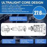 XIIW PT - 1580S Pneumatic Impact Wrench - Ultra - Light Design and High Torque Performance